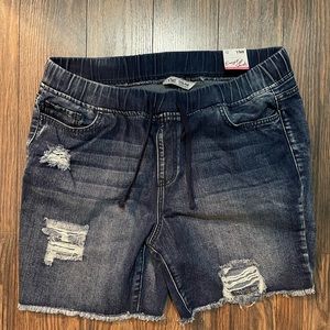 Womens 1X denim shorts